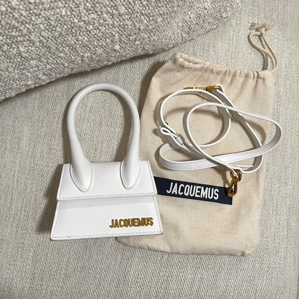 Jacquemus Le Chiquito White Leather Bag